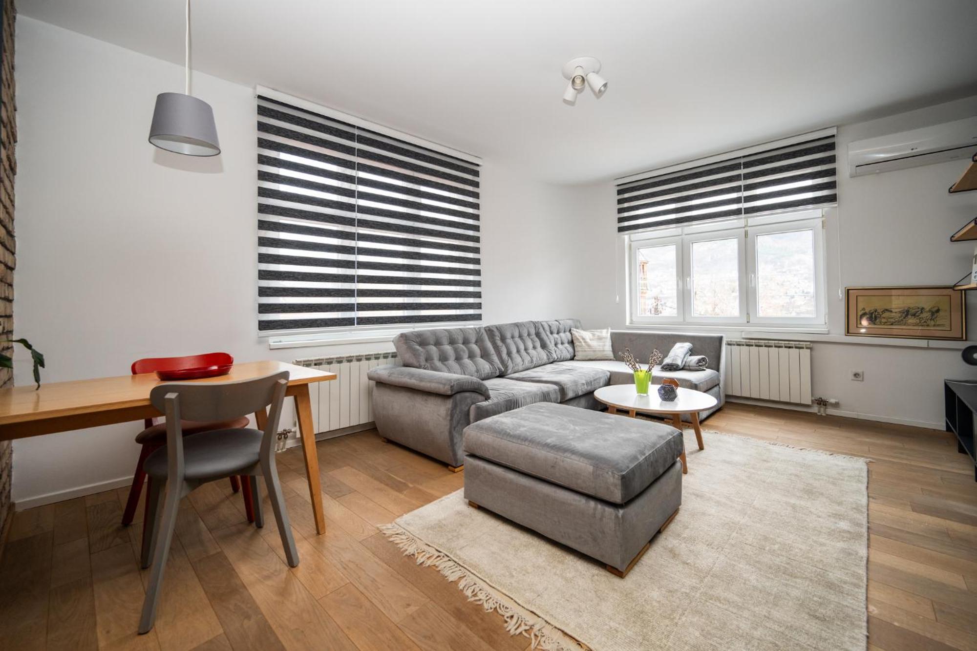 Design 1Bdr Apartment With City View Saraybosna Dış mekan fotoğraf