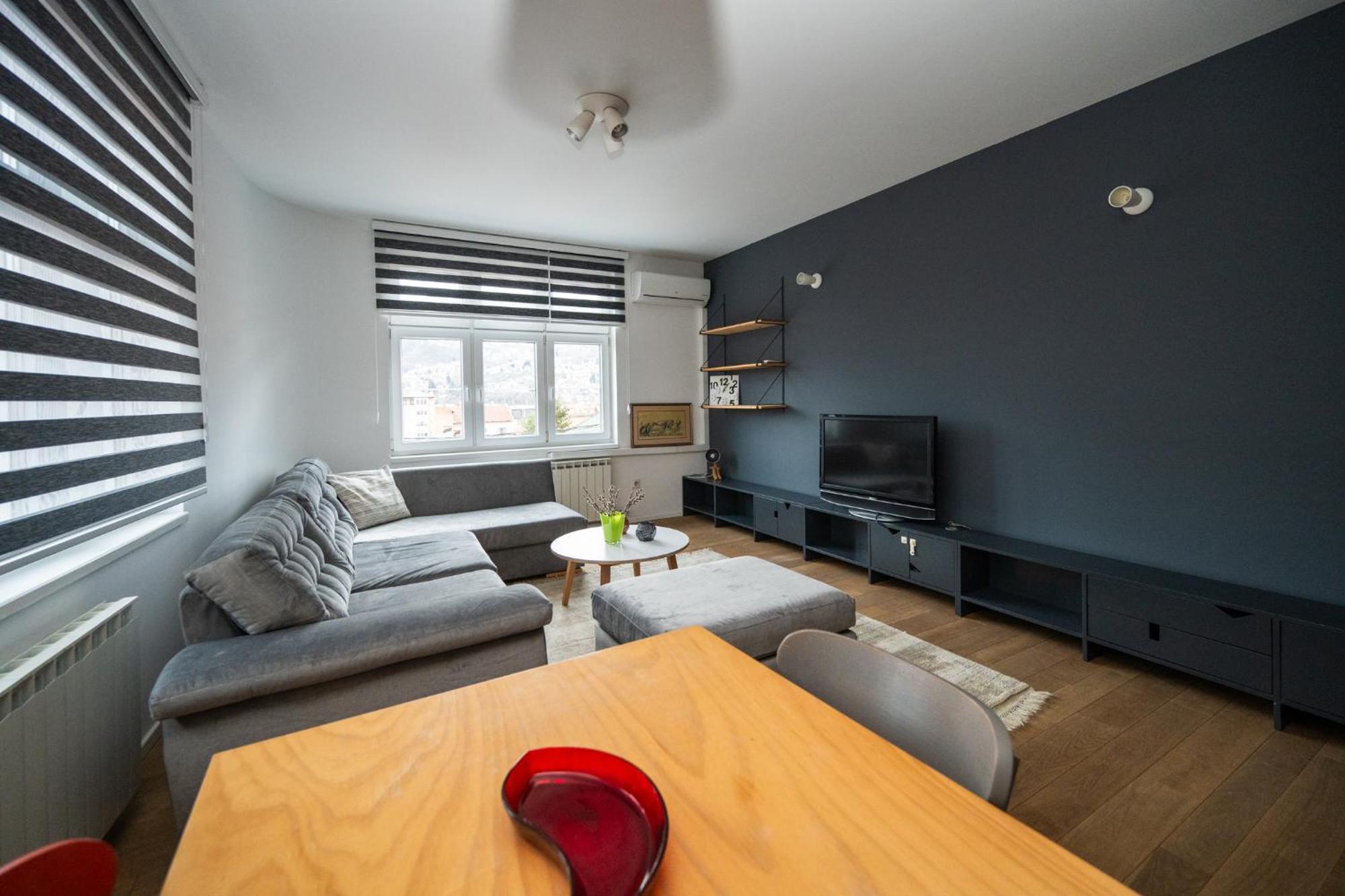 Design 1Bdr Apartment With City View Saraybosna Dış mekan fotoğraf
